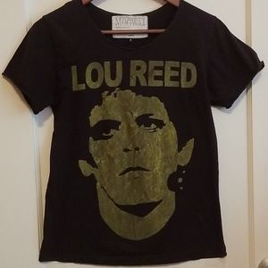 ⚡Lou Reed VTG Look Rock Tee by Local Artist